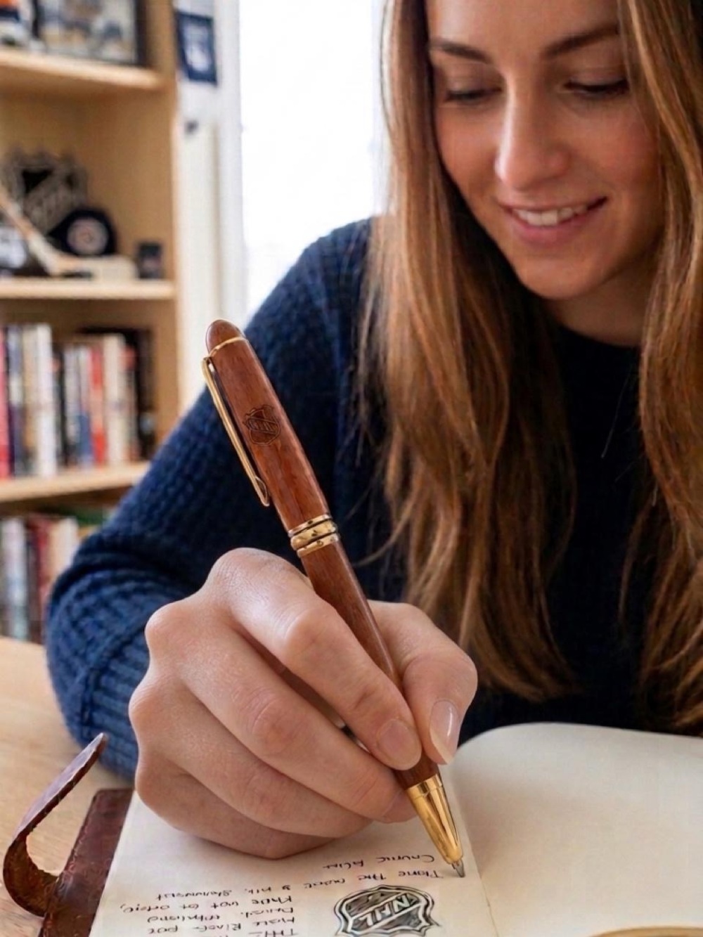 Vintage NHL Rosewood Pen
